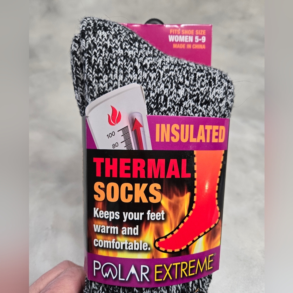 Polar Extreme Thermal Socks Women 5-9 Shoe Size Insulated | Winter[ NWT